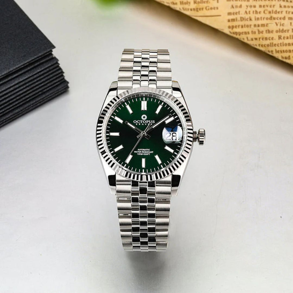 DJS Jubilee Bracelet 41mm | Green Dial
